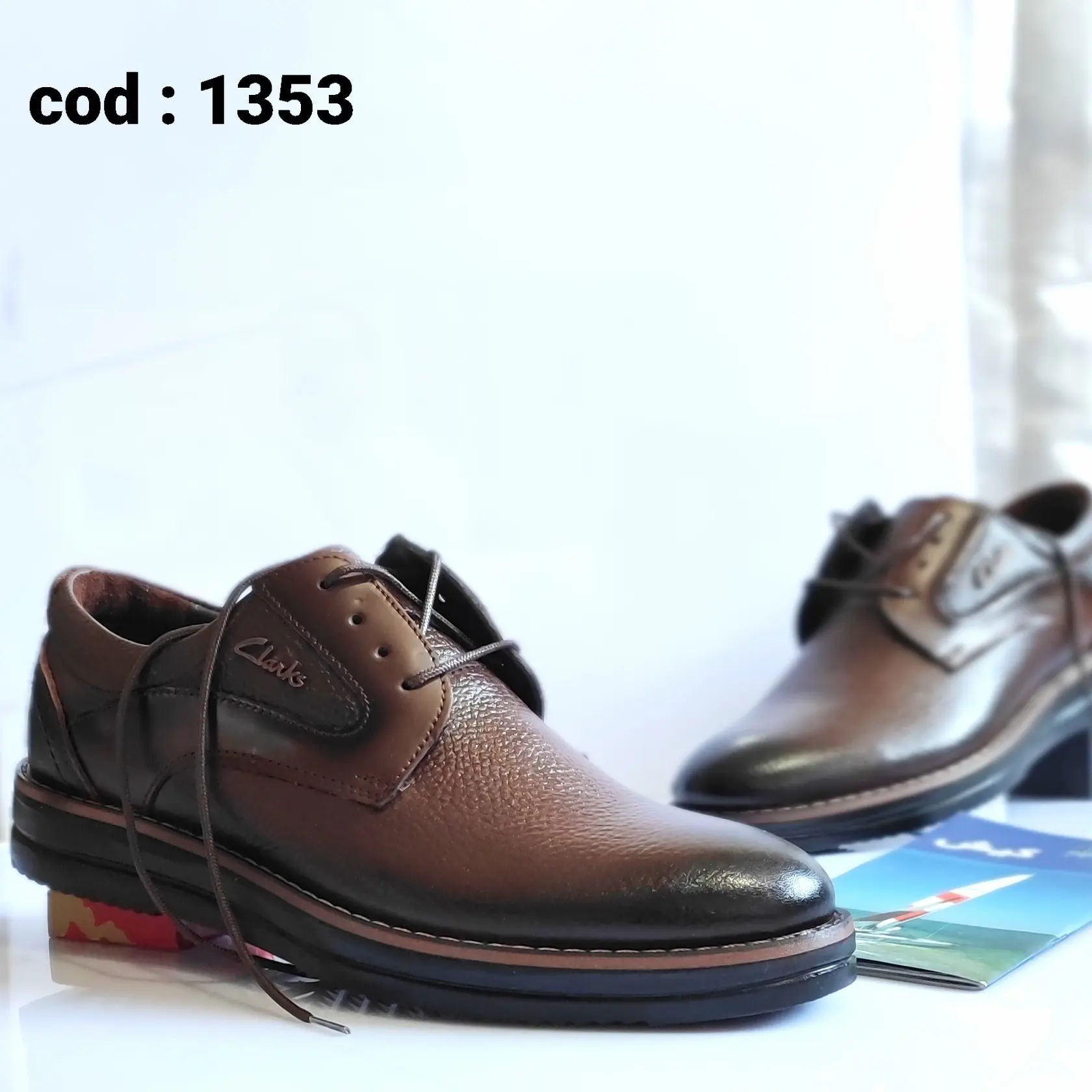 کفش مردانه تمام چرم طبیعی(اصل تبریز)کد1353